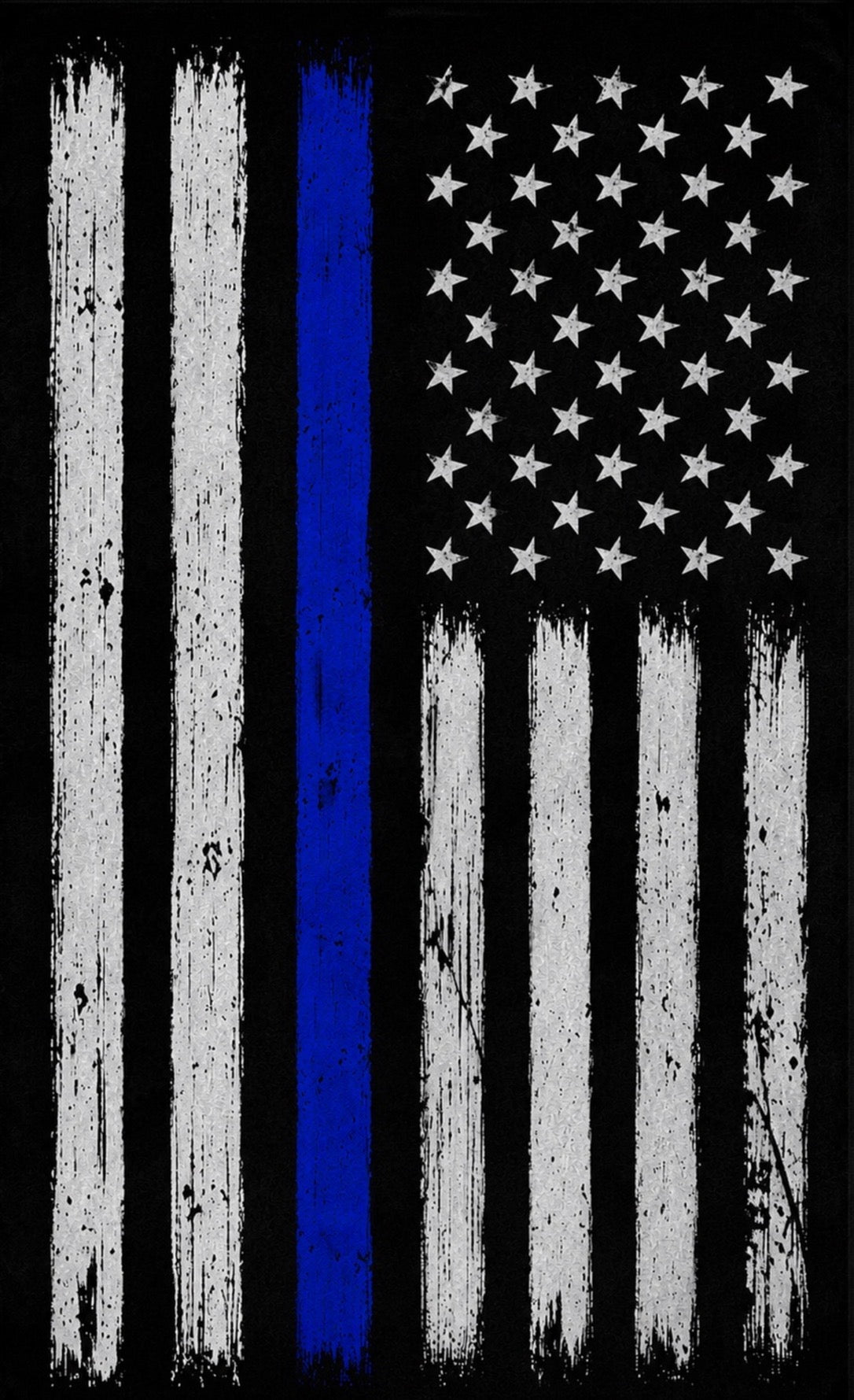 Blue line flag