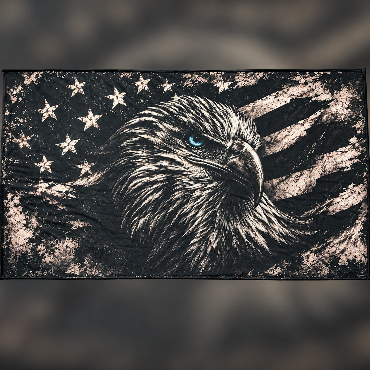 Black and white blue eye Eagle