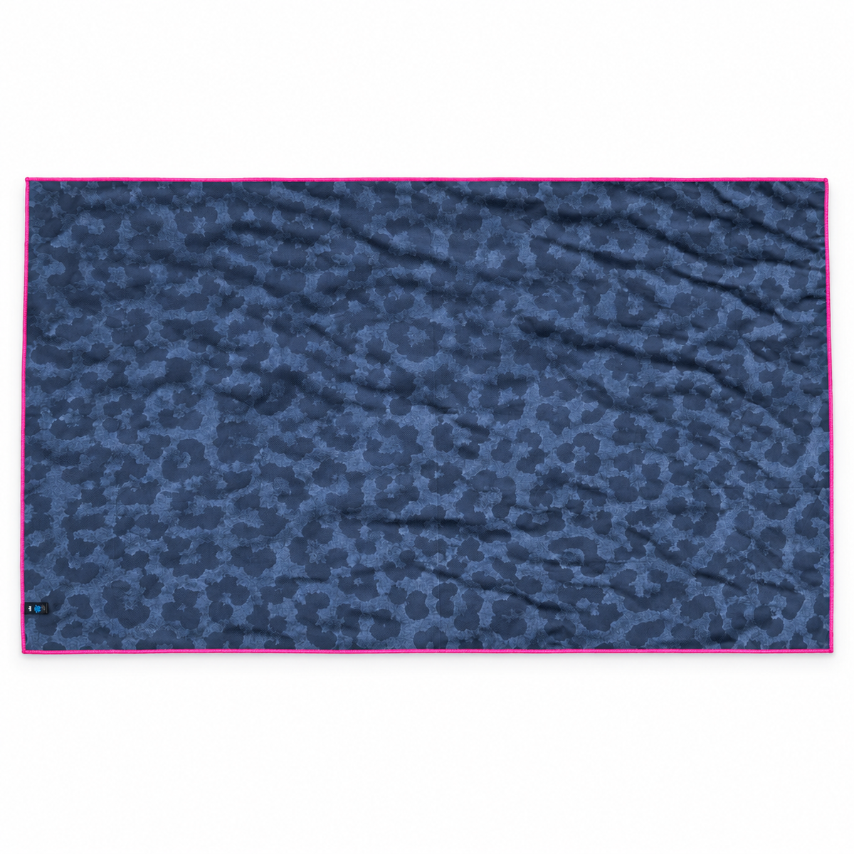 Black leopard with pink stitching