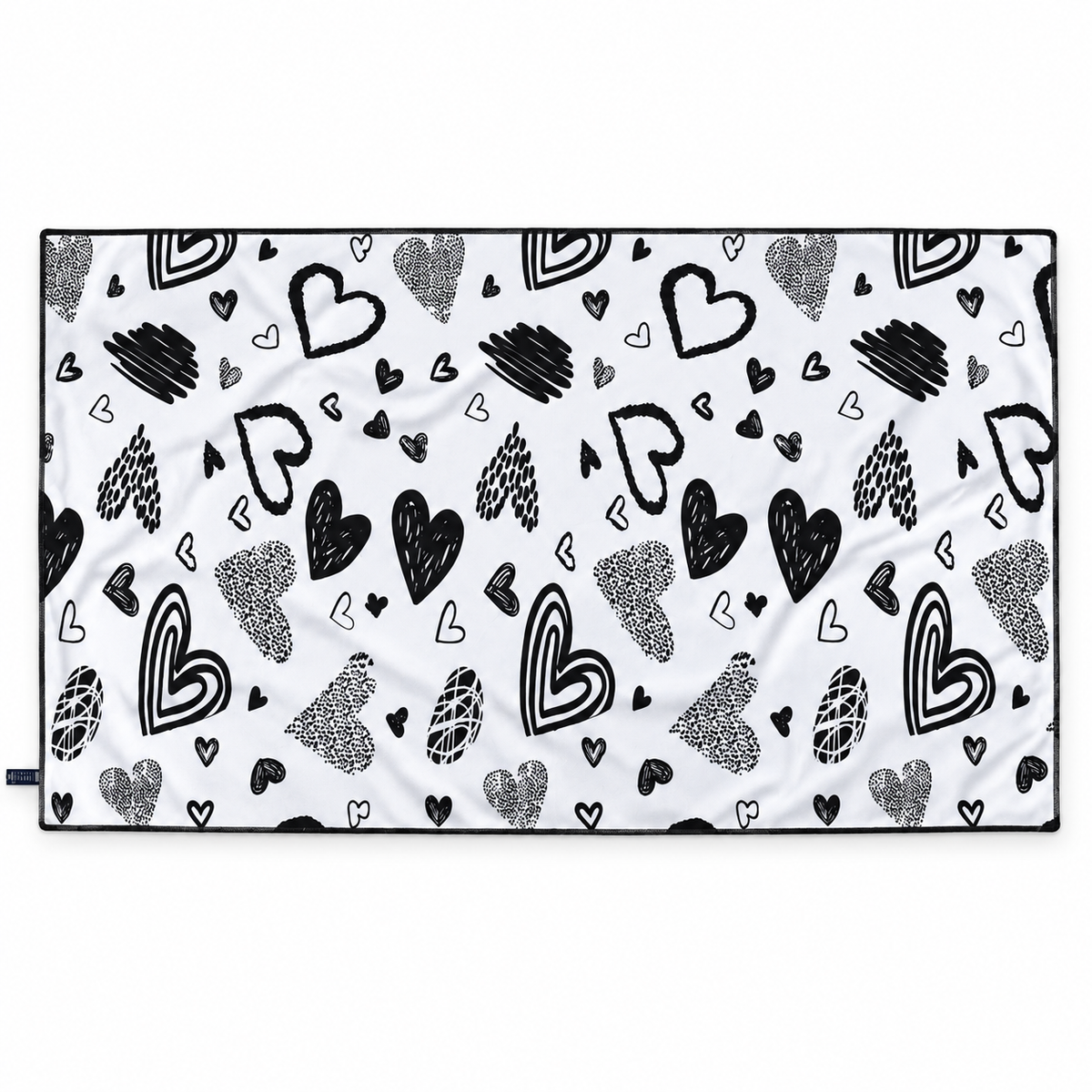 Black and white heart Dunkie